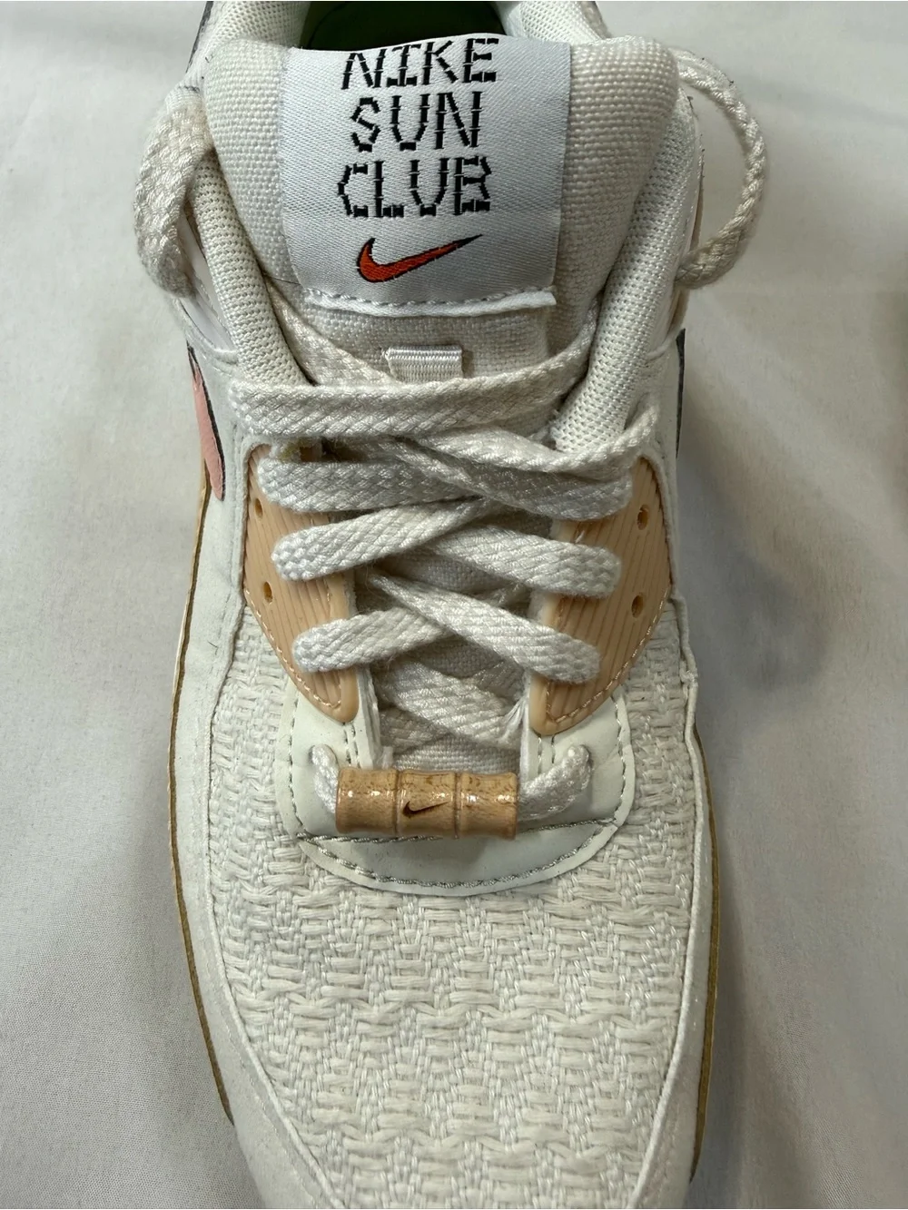 Nike Sun Club Women’s Air Max Sneakers in White, Pink & Tan
